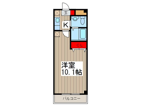 サザンハイツ3番館の物件間取画像